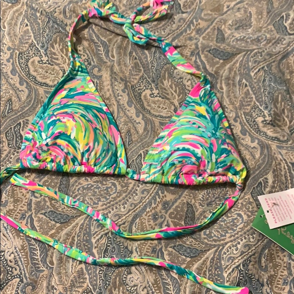 Lilly Pulitzer Guava Tall Triangle Top